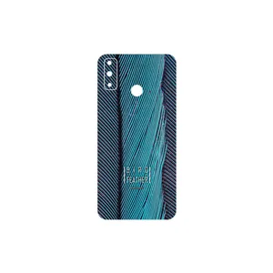 MAHOOT Turquoise feathers Cover Sticker for Huawei Y8s