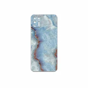 MAHOOT Blue Ocean Marble Cover Sticker for Motorola Moto G9 Plus
