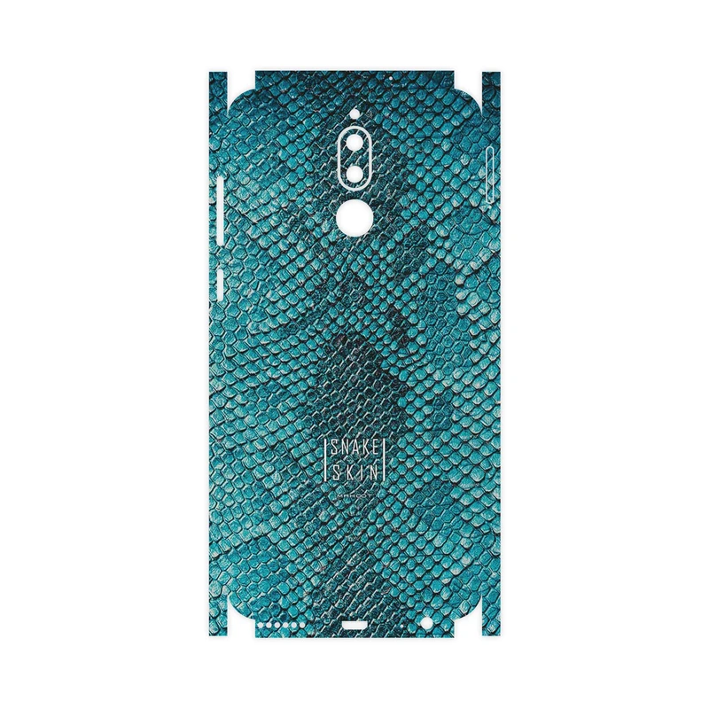 برچسب پوششی ماهوت مدل Blue Snake Skin-FullSkin مناسب برای گوشی موبایل هوآوی Mate 10 Lite