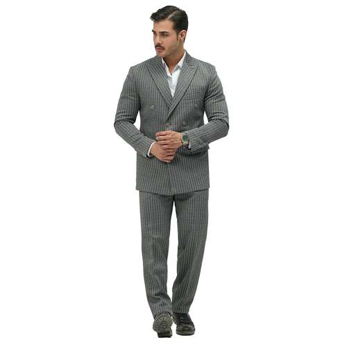 کت و شلوار مردانه مدل دیپلمات دبل برس 7070