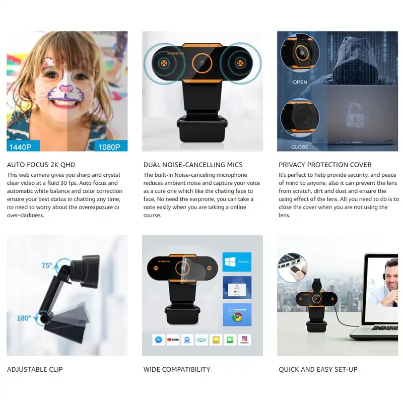 وب کم مدل Streaming QHD