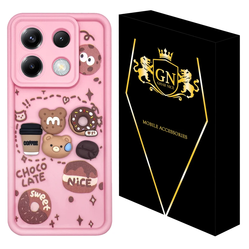 کاور قاب نایس مدل COFFEE_BEAR مناسب برای گوشی موبایل شیائومی Redmi Note 13 Pro 5G / Poco X6