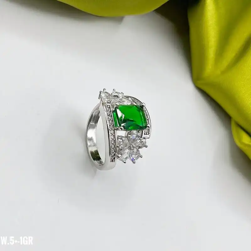 انگشتر نقره زنانه مدل دریا 074