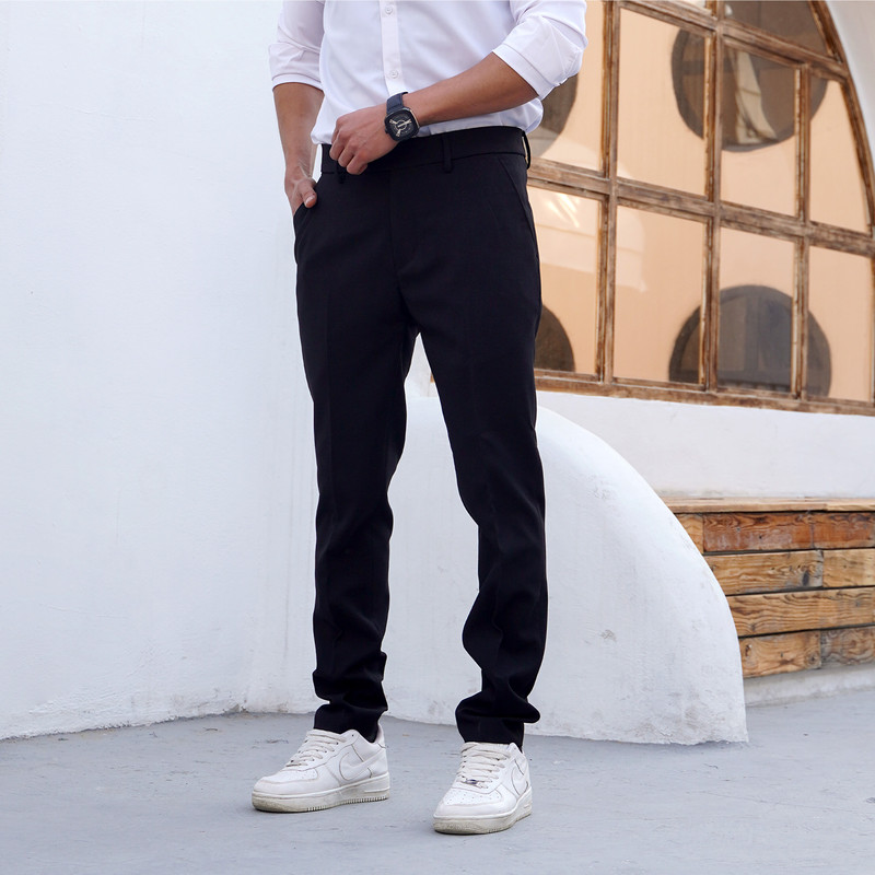 شلوار پارچه‌ای اسلیم فیت مردانه مدل 1167-099