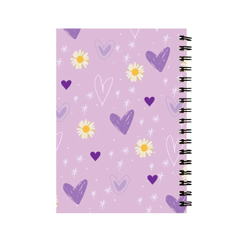 دفتر مشق 60 برگ طرح قلب کد 321