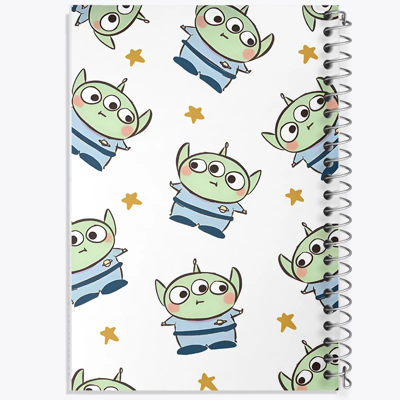 دفتر مشق 50 برگ خندالو طرح پترن آدم فضایی کد N5226