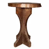 استند گلدان مدل روستیک طرح کنده درخت 