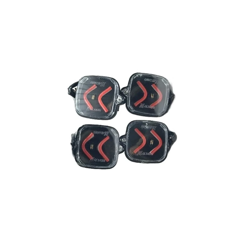 چراغ راهنما بغل موتور سیکلت مدل نئونی کد RN4 مجموعه 4 عددی