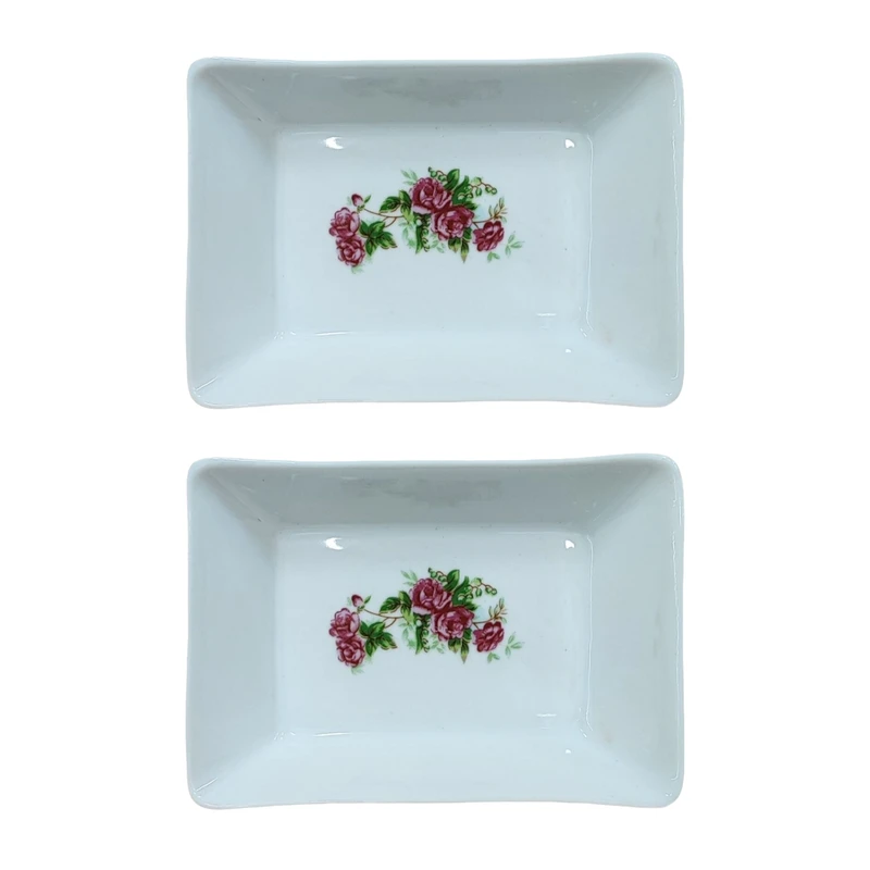 زیرسیگاری مرجان مدل گلسرخ کد 2002 بسته 2 عددی