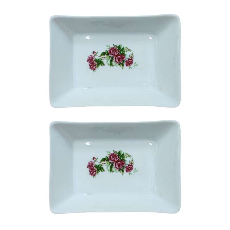 زیرسیگاری مرجان مدل گلسرخ کد 2002 بسته 2 عددی