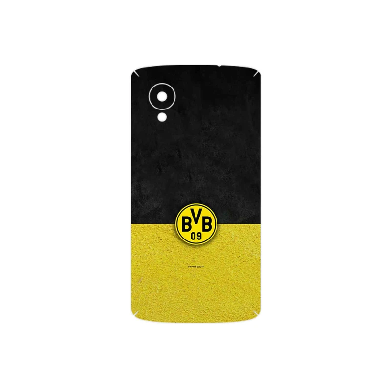 برچسب پوششی ماهوت مدل Borussia Dortmund FC مناسب برای گوشی موبایل گوگل Nexus 5