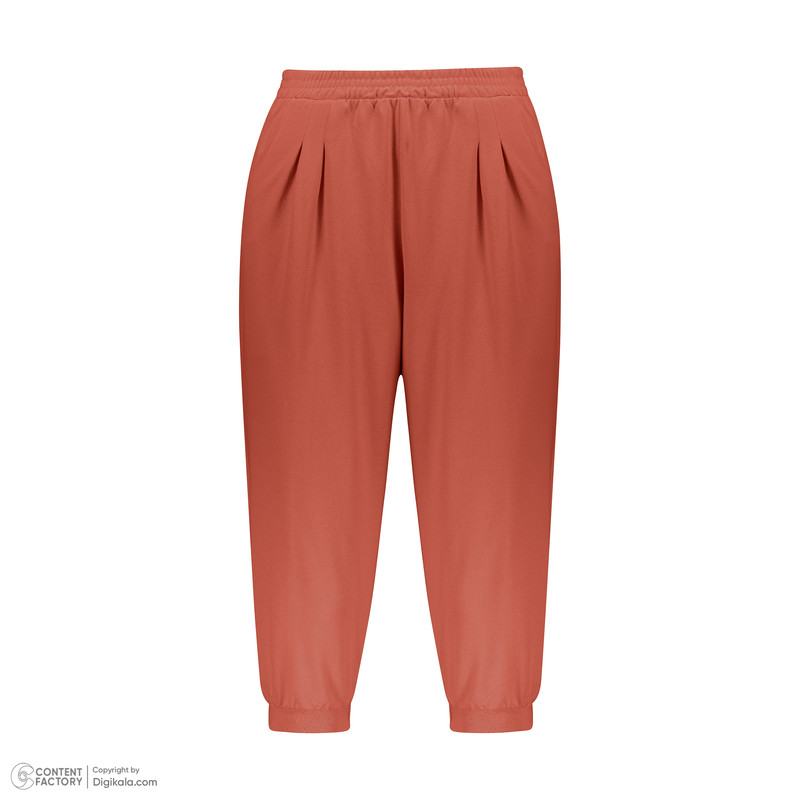 ست کراپ تی شرت آستین کوتاه و شلوارک زنانه ناربن مدل 15211066 رنگ نارنجی