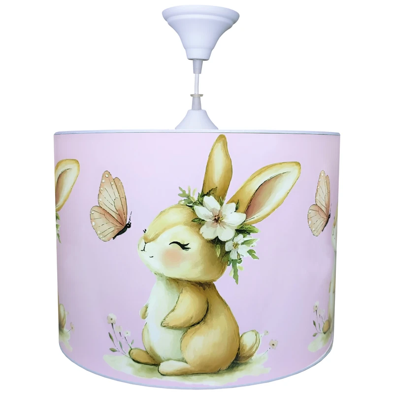 لوستر کودک مدل خرگوش و گل و پروانه