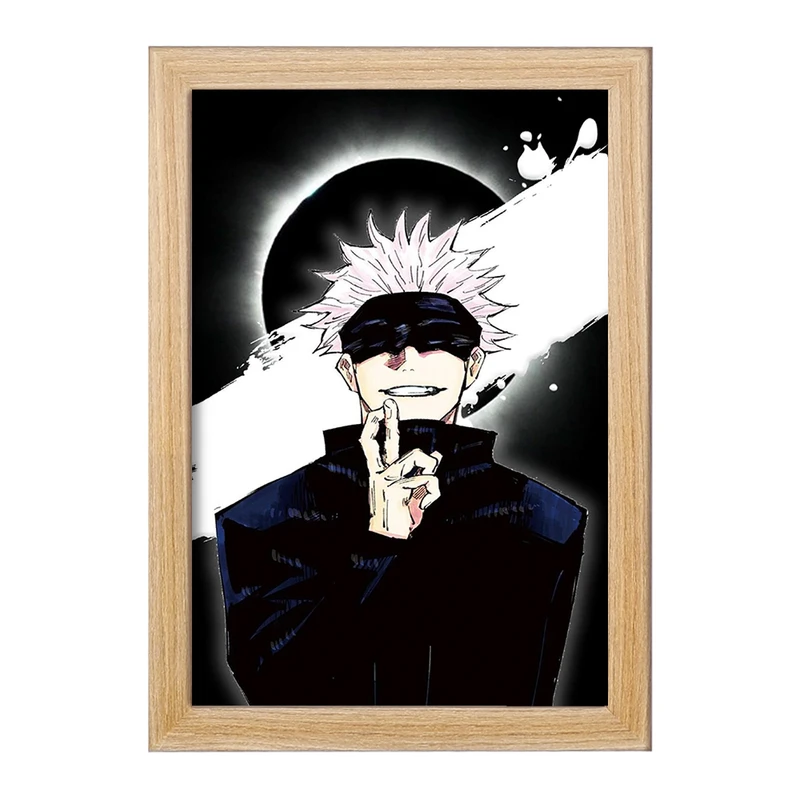 تابلو خندالو مدل گوجو ساتورو انیمه جوجوتسو کایزن  کد 11085