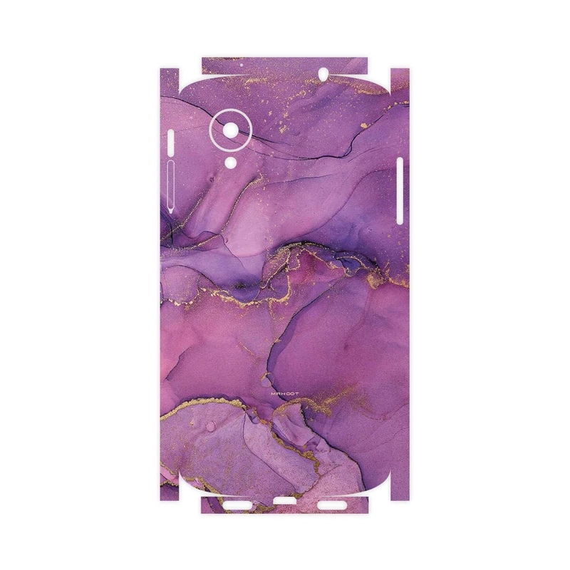 برچسب پوششی ماهوت مدل Purple Marble-FullSkin مناسب برای گوشی موبایل گوگل Nexus 5