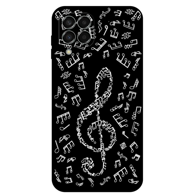 کاور مگافون طرح نوت موسیقی مدل 1370 مناسب برای گوشی موبایل سامسونگ Galaxy M33 5G   