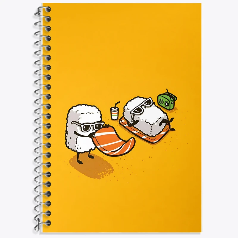 دفتر نت موسیقی 50 برگ خندالو طرح سوشی کیوت کد N3807