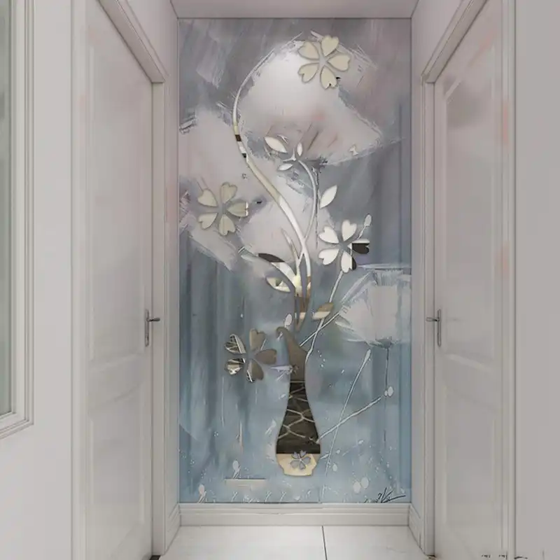 آینه آماتیس مدل گل و گلدان مدل  کوزه ای