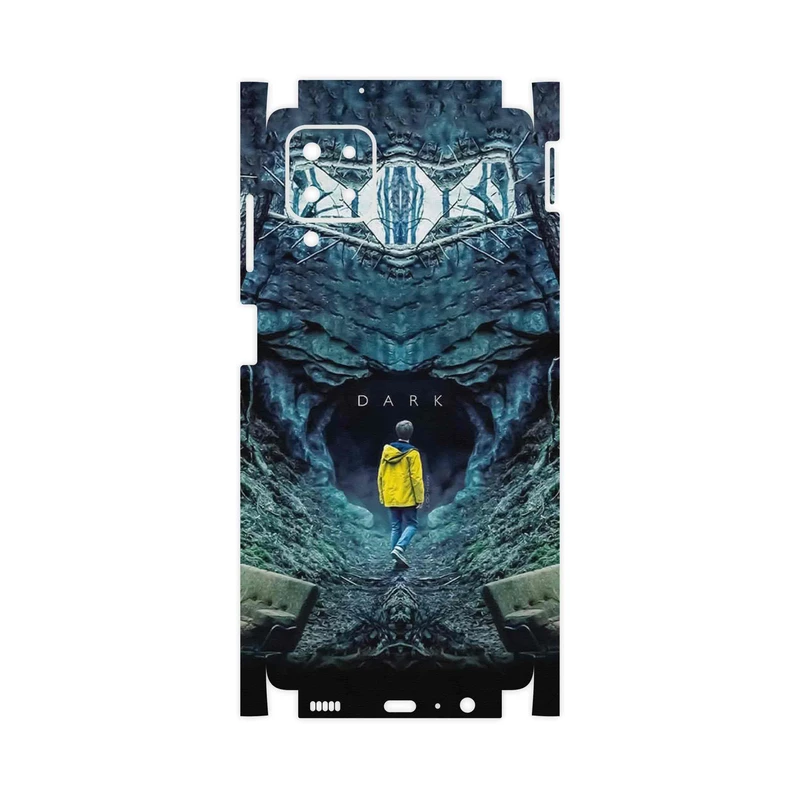 برچسب پوششی ماهوت مدل Dark-FullSkin مناسب برای گوشی موبایل سامسونگ Galaxy F12