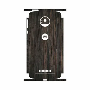 MAHOOT Burned Wood-FullSkin Cover Sticker for Motorola Moto Z