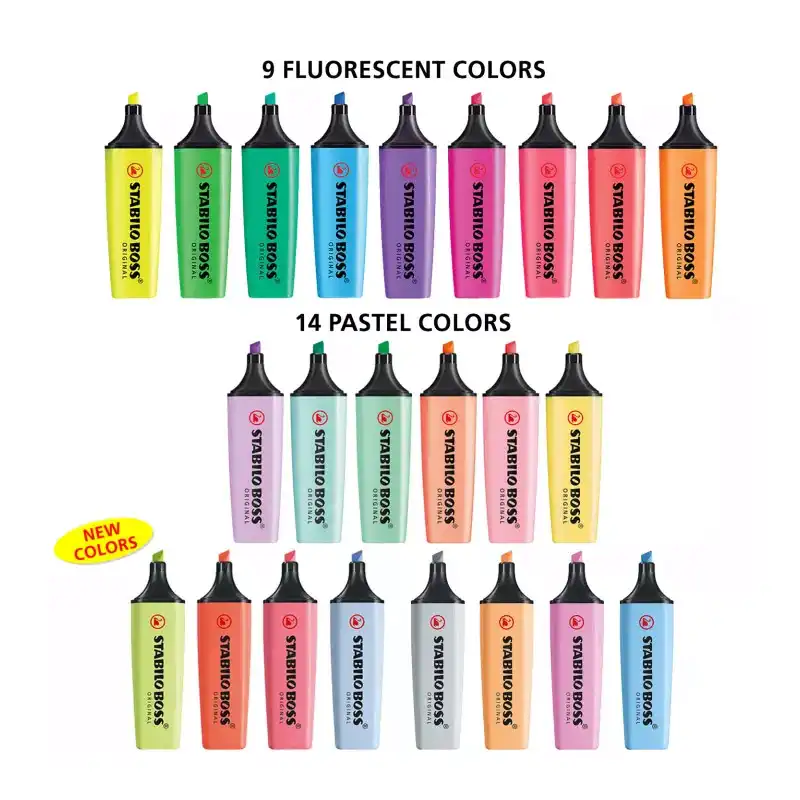 ماژیک استابیلو مدل Boss Original بسته 23 عددی به همراه پایه