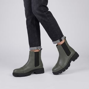 نیم بوت زنانه چرم مشهد مدل J2651-038