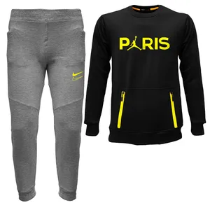 ست سویشرت و شلوار مردانه مدل 04009155 رنگ مشکی