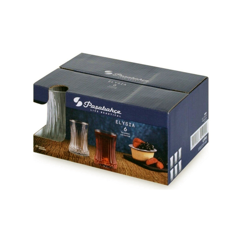 استکان پاشاباغچه مدل ELYSIA کد 42901 بسته 6 عددی