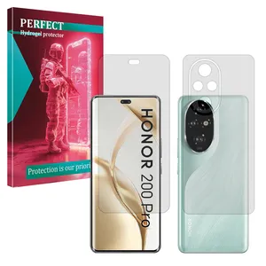 Perfect Tough model Matte screen protector suitable for Honor 200 Pro mobile phone along with the back protector