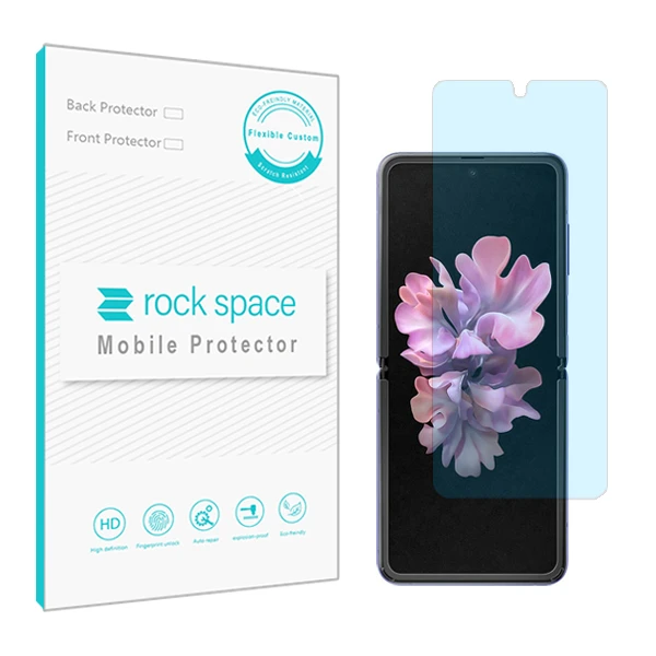 محافظ صفحه نمایش آنتی بلو راک اسپیس کد BLU مناسب برای گوشی موبایل سامسونگ Galaxy Z Flip
