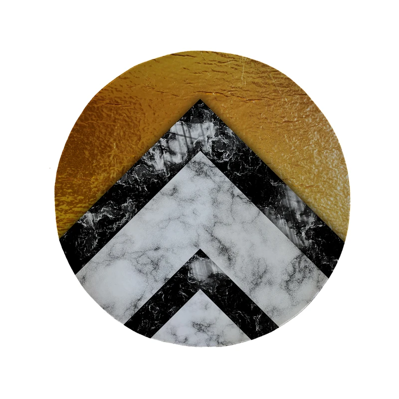 پادری طرح سنگ مدل دایره کد 8617 سایز 90 × 90 سانتی متر