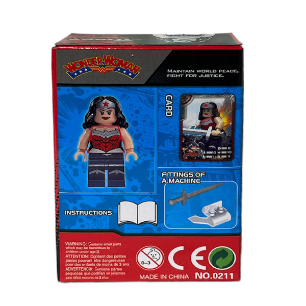 ساختنی دکول مدل سوپرقهرمان ها کد 0216-0211 بسته 2 عددی