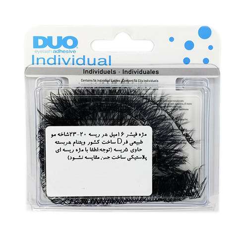 مژه مصنوعی دوو مدل فیشر 10 بسته 5 عددی