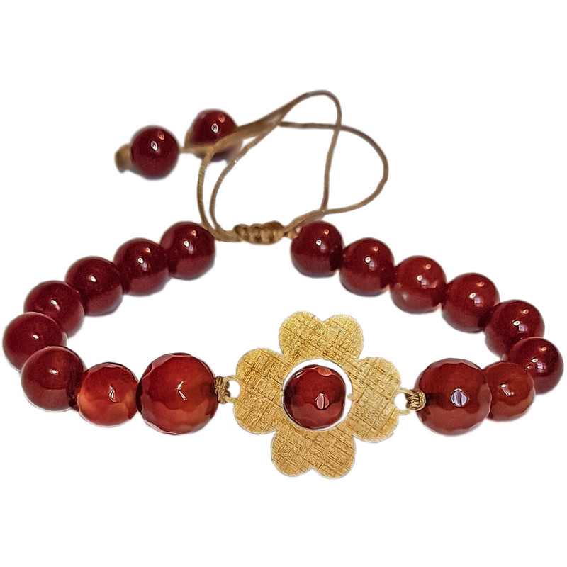 دستبند زنانه طرح گل