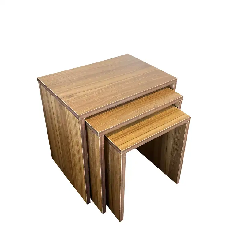 میز عسلی مدل ترمه مجموعه 3 عددی