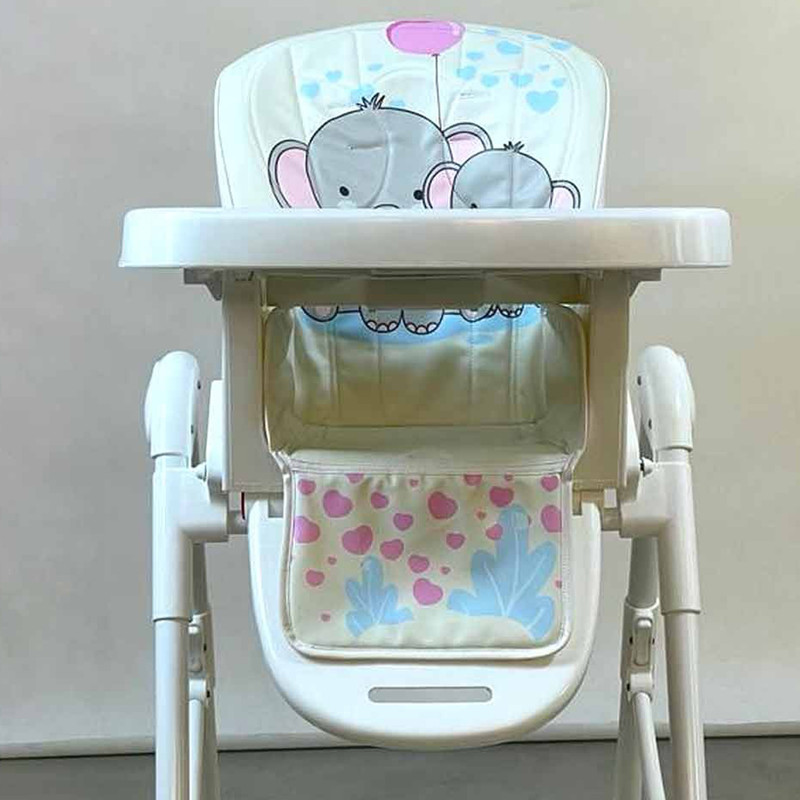 صندلی غذاخوری کودک بی بی ماک مدل دو فیل چشم باز کد Z112