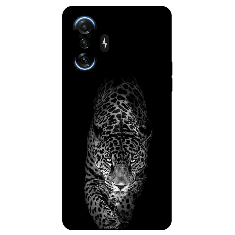 کاور مگافون طرح پلنگ مدل 1879 مناسب برای گوشی موبایل شیائومی Redmi K40 Gaming