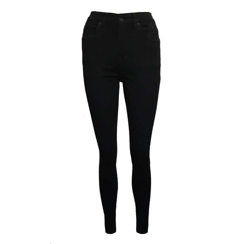 شلوار جین زنانه مدل کلاسیک جذب رنگ ذغالی