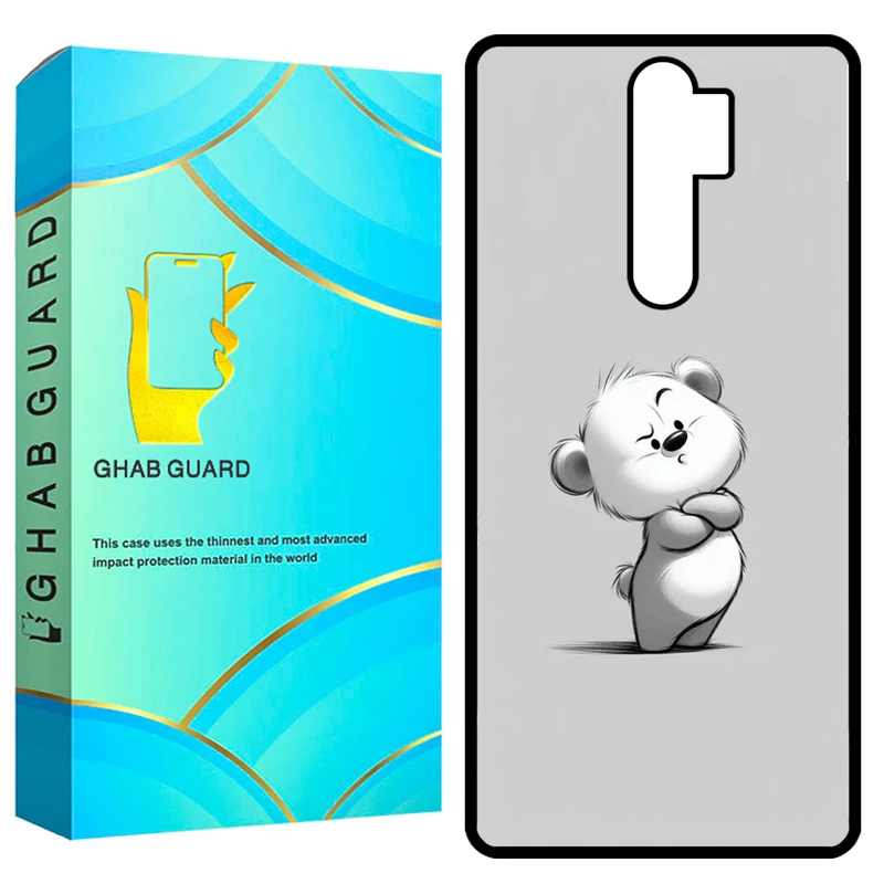 کاور قاب گارد طرح خرس مدل GCHPN8P مناسب برای گوشی موبایل شیائومی Redmi Note 8 Pro