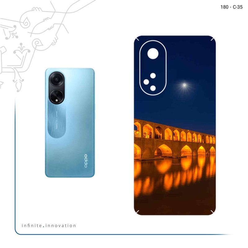 برچسب پوششی ماهوت مدل Si_o_Se_Pol مناسب برای گوشی موبایل اپو A98