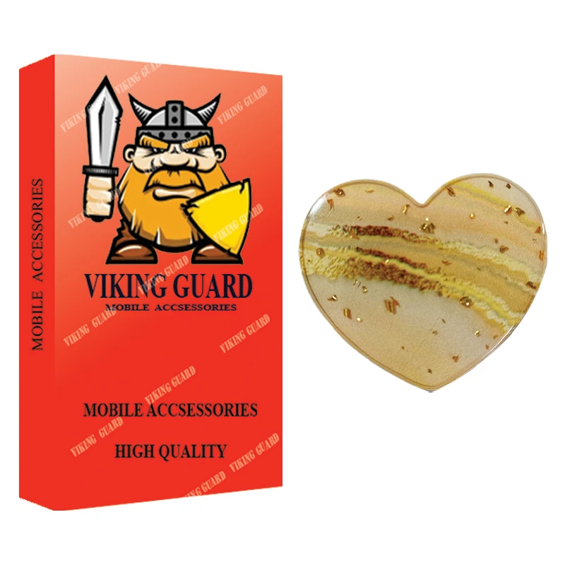 پایه نگهدارنده گوشی موبایل پاپ سوکت وایکینگ گارد مدل قلب طرح صحرا