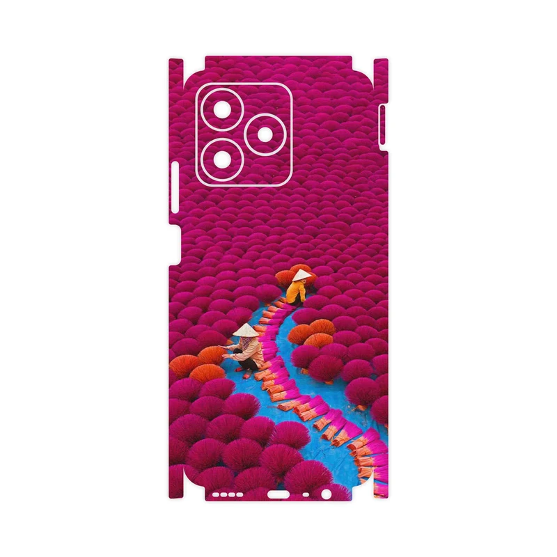 برچسب پوششی ماهوت مدل Vietnam Incense Wood Farms-FullSkin مناسب برای گوشی موبایل ریلمی C53