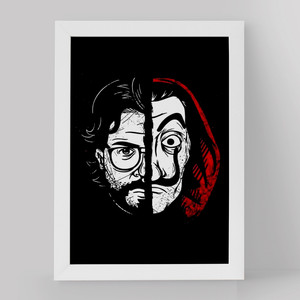 تابلو خندالو مدل پروفسور سریال Money Heist کد 3232