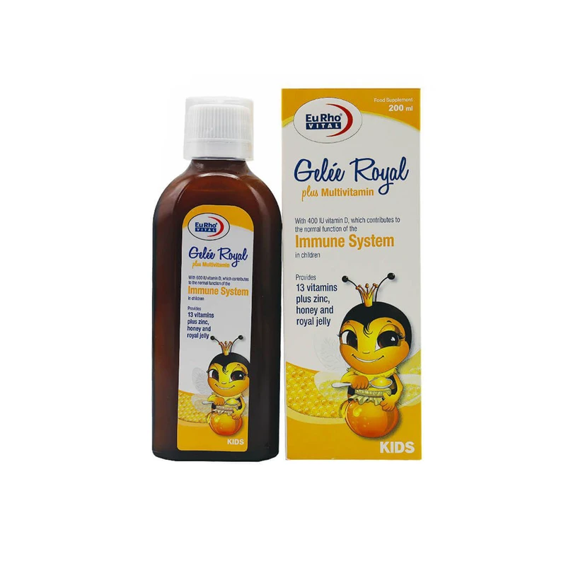 عکس شماره 6 : شربت ژل رویال پلاس مولتی ویتامین یوروویتال-200 میلی لیتر