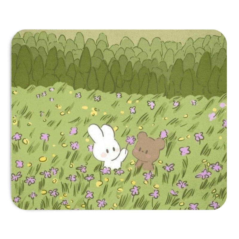 ماوس پد طرح خرگوش و خرس عروسکی سایز 19x24 سانتی متر
