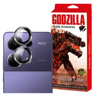 محافظ لنز دوربین گودزیلا مدل رینگی مناسب برای گوشی موبایل شیائومی Poco M6 Pro 4G