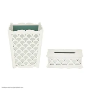 ست سطل و جای دستمال کاغذی مدل 195