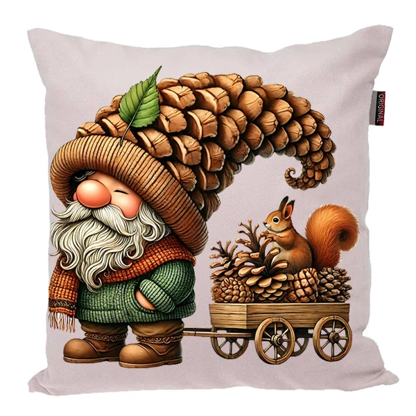 کوسن پاد آفرین مدل پاییز طرح عروسکی کد PK30198