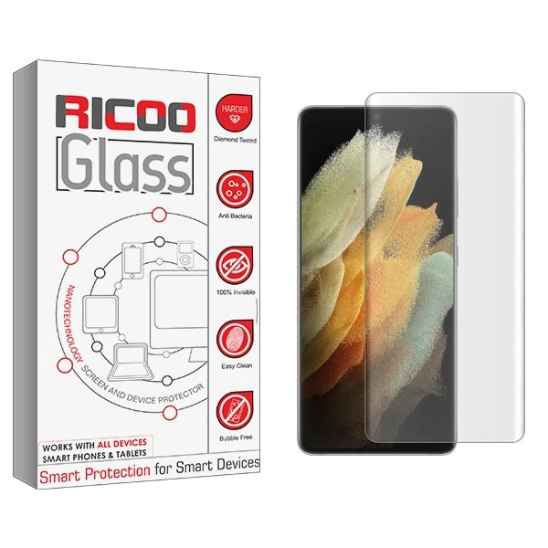 محافظ صفحه نمایش ریکو مدل RiC2 UV مناسب برای گوشی موبایل سامسونگ Galaxy S21 Ultra