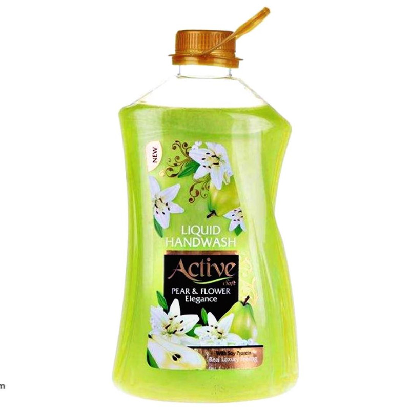 مایع دستشویی اکتیو مدل Pear & Flower حجم 2500میلی لیتر
